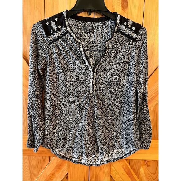 Lucky Brand long sleeve blouse size XS (1684) - Picture 1 of 8